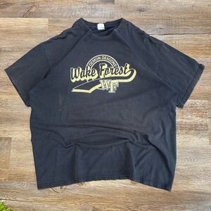 Vtg Wake Forest Demon Deacons University T shirt
